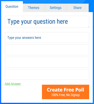 Creating Your Poll Poll Maker Help Guide