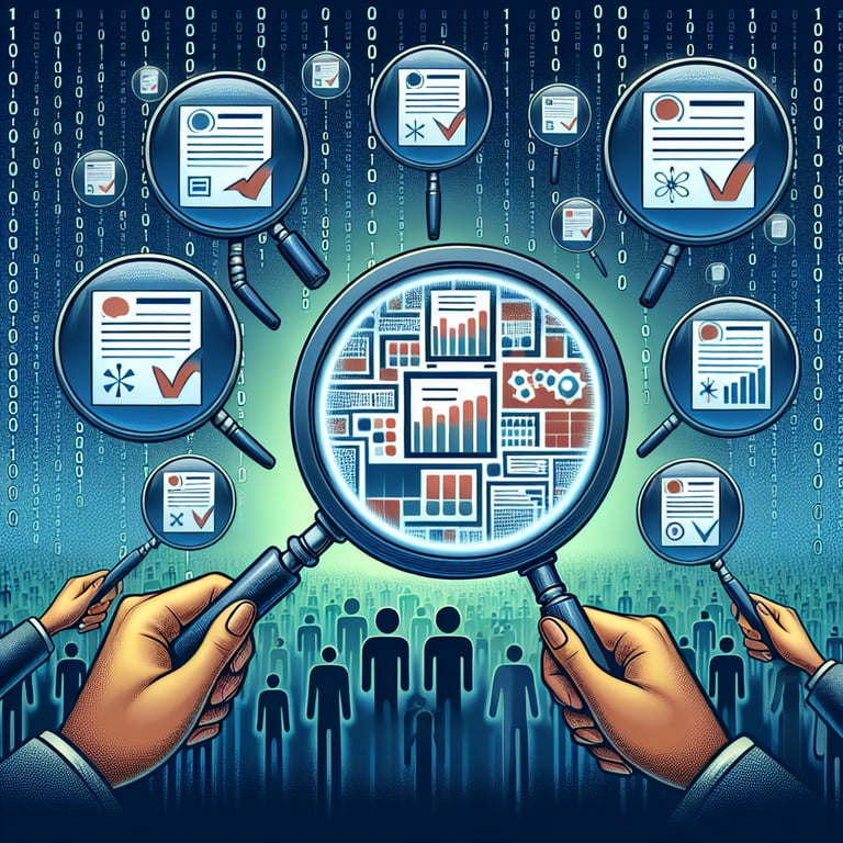 Illustration highlighting critical aspects of Software Feedback survey questions.