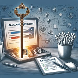 Illustration representing Unlocking Business Success through KFC Listens USA survey questions