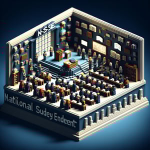 Illustration depicting the power of effective NSSE survey questions for unlocking student success.