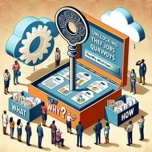 Illustration demonstrating the power and importance of Job Survey survey questions.
