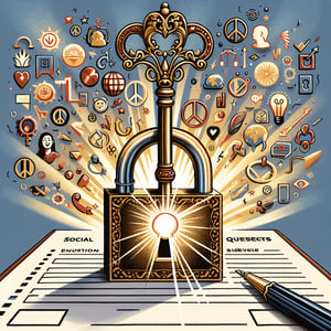 Illustration demonstrating the use and significance of Social Impact survey questions.