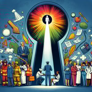 Illustration demonstrating the use and outcomes of Uniform Survey survey questions.