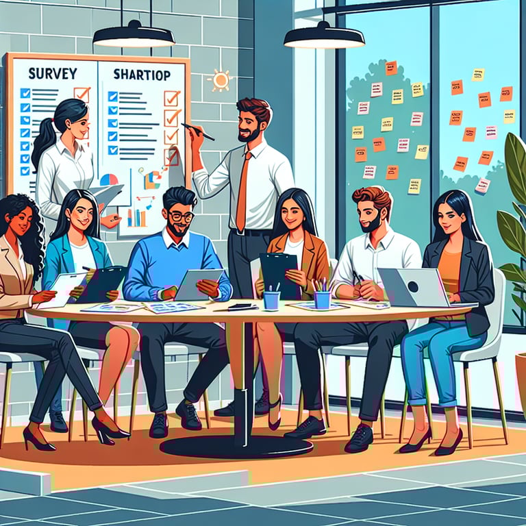 3D voxel depiction of collaboration insight mosaic