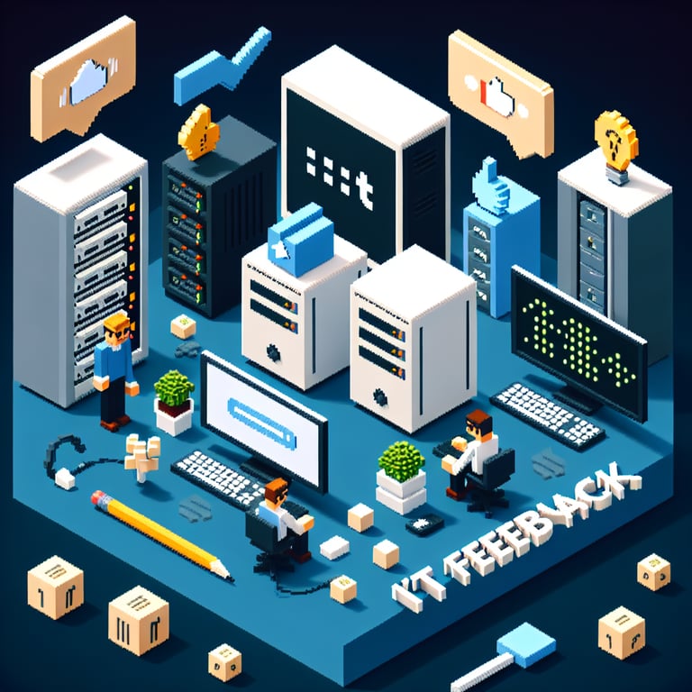 Illustration showcasing the potential of impactful outcomes through right IT Feedback survey questions.