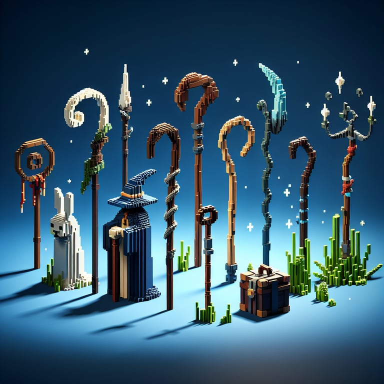 3D voxel illustration unlocking team potential