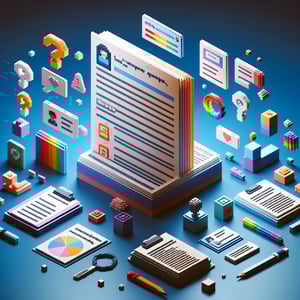3D voxel art illustrating online survey research methods for the LGBT community.