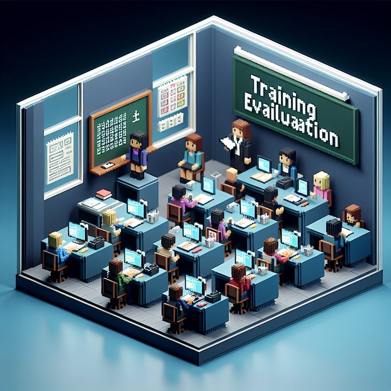 Illustration depicting the mastery of Training Evaluation survey questions to unleash potential.