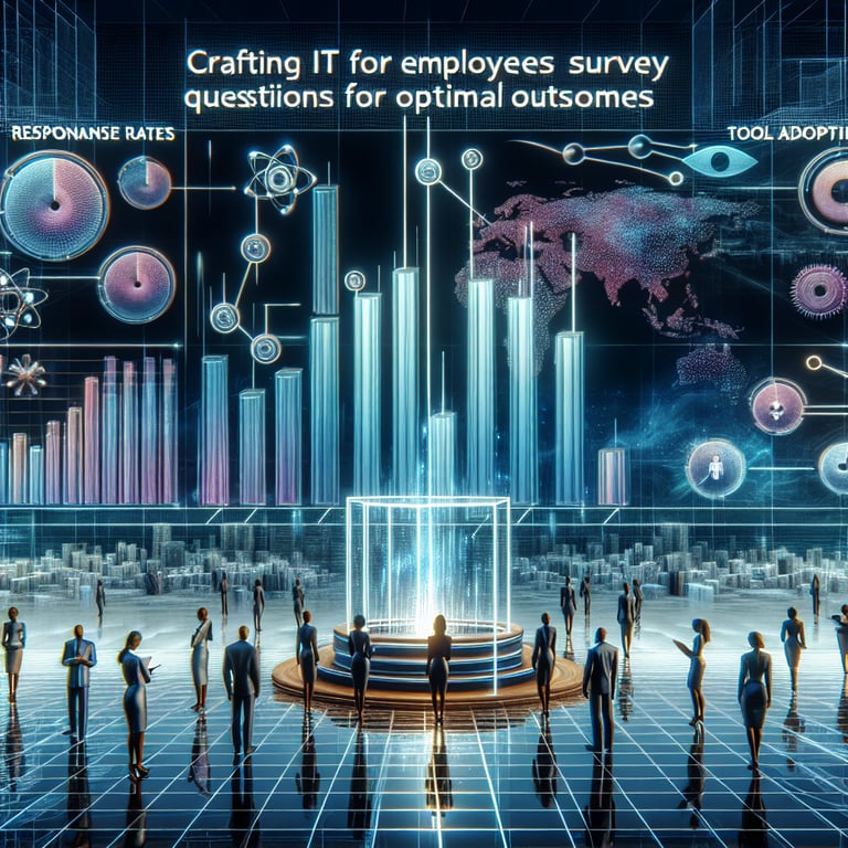 Illustration of crafting optimal IT for Employees survey questions