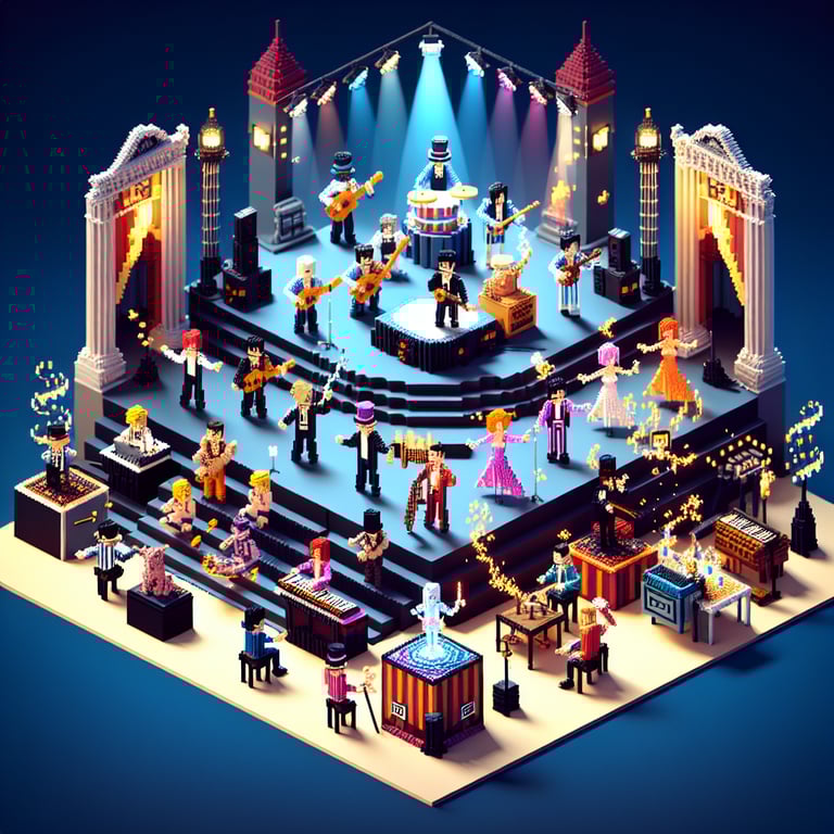 Illustration depicting trending topics in Performance survey questions for shaping the future.