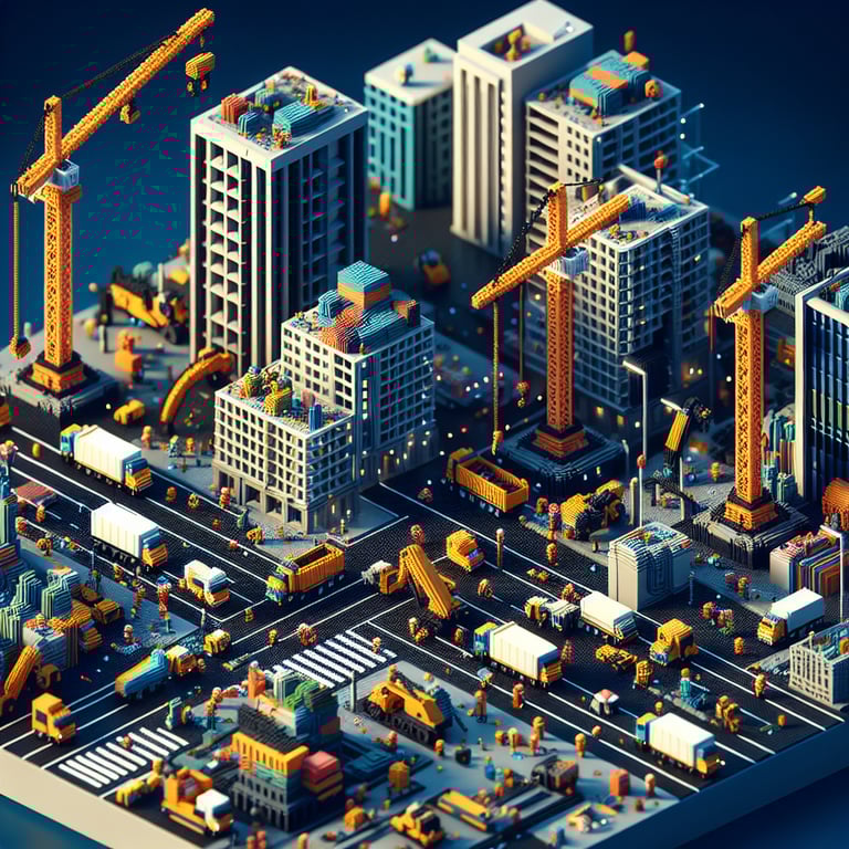 Illustration depicting relevant topics for Hogan Development survey questions.