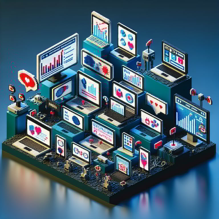 Artistic 3D voxel representation of sexualization in advertising research