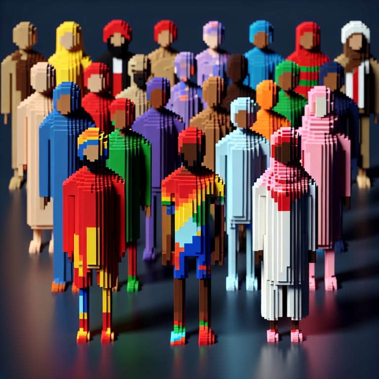 An illustration showcasing the concept of uncovering topics through Ethnicity Survey questions.