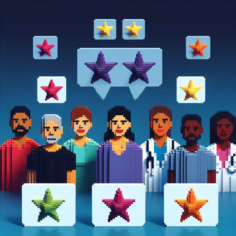 3D voxel prism of patient feedback data