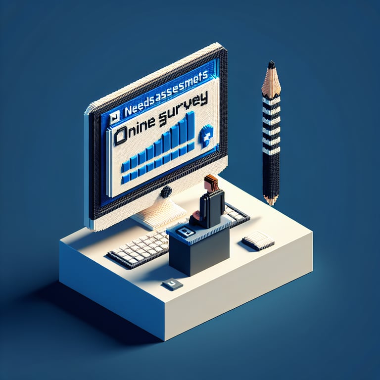 Artistic 3D voxel illustrating comprehensive CME survey analytics