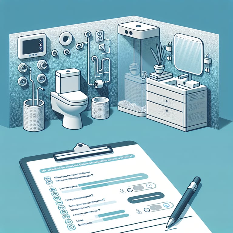 Illustration exploring the relevance of Toilet Usage survey questions in today's context.