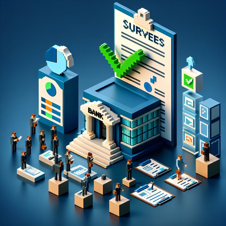 3D voxel art: customer response network for financial surveys