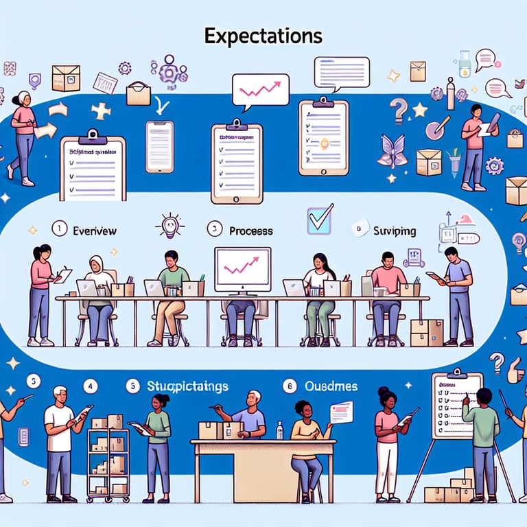 Illustration demonstrating the concept of mastering Product Review survey questions.