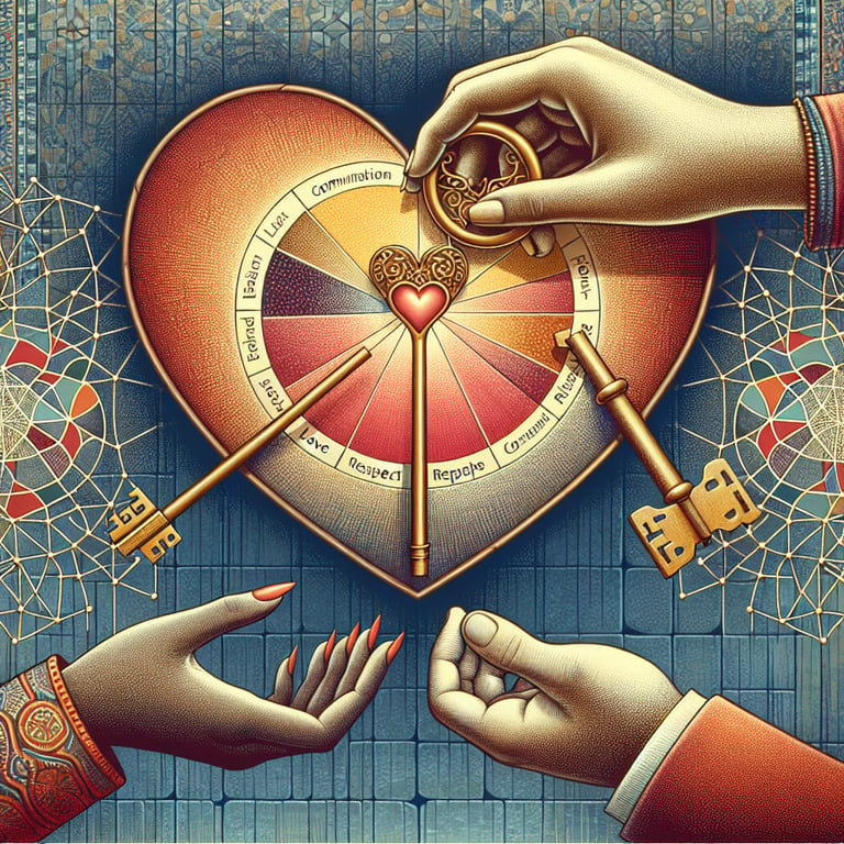 Illustration depicting the concept of unlocking the power of relationships in relation to relationships survey questions.