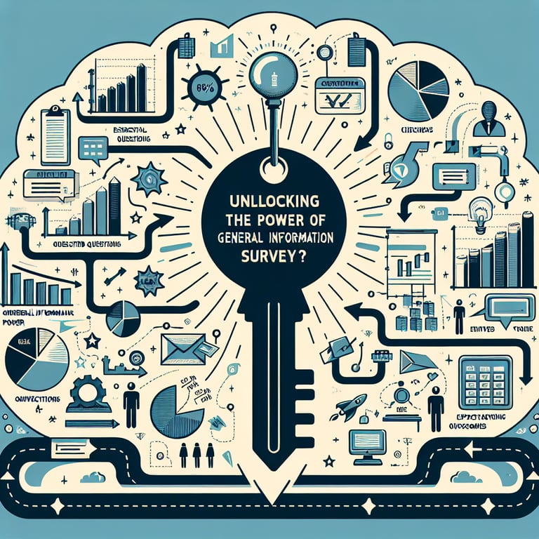 Illustration showing the power of General Information survey questions and their expected outcomes.