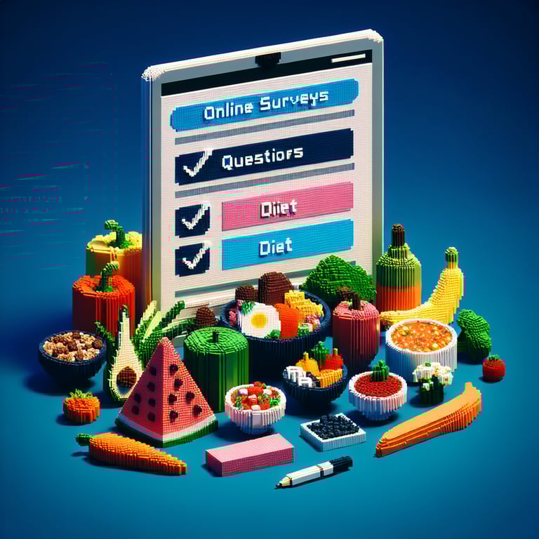 3D voxel art of diet query framework