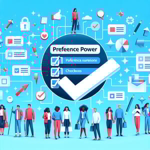 Illustration demonstrating the use and impact of Preference survey questions.