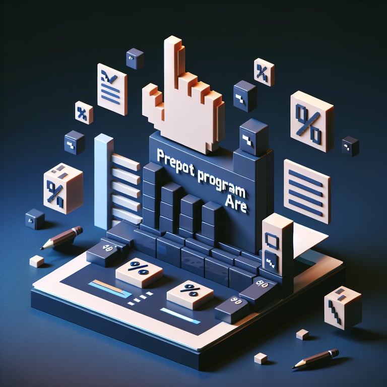 Artistic 3D Voxel model of feedback flow in a prepost program likert survey