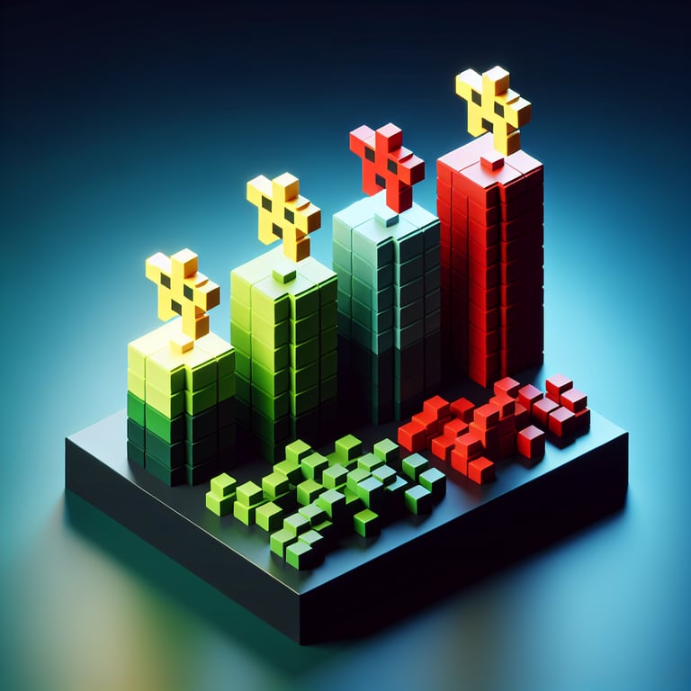 3D Voxel Artwork Unveiling Customer Loyalty Spectrum