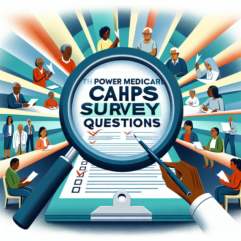 Illustration highlighting the impact of Medicare CAHPS Survey questions