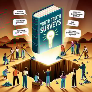 YouthTruth survey questions guide illustrating effective questioning techniques and expected outcomes.