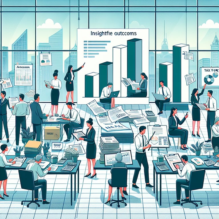 Illustration demonstrating the unlocking of insightful outcomes through the right tax survey questions.