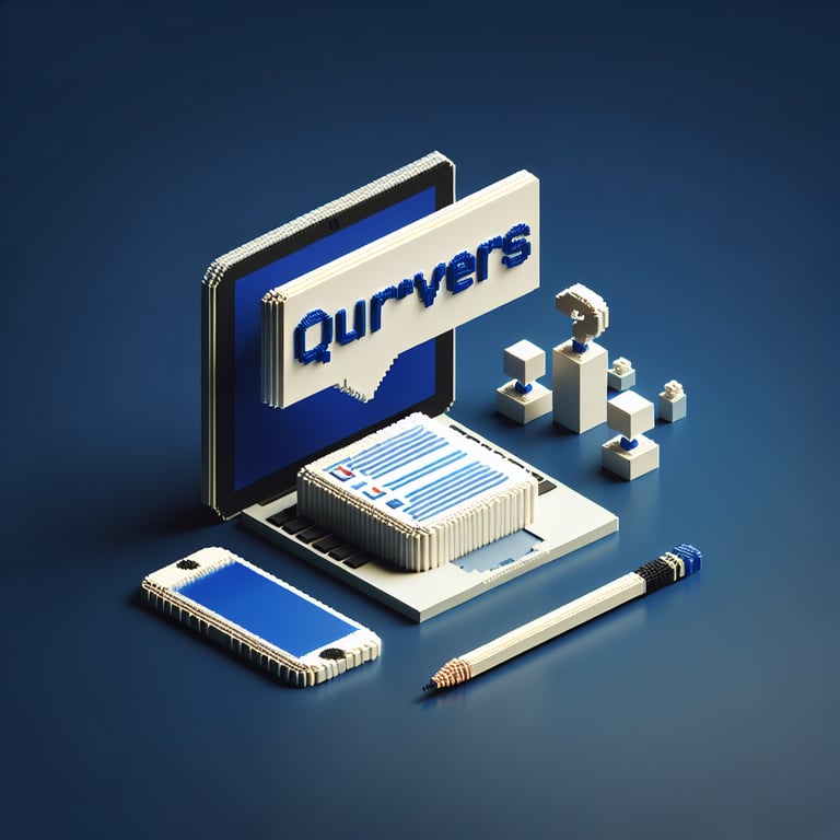 3D voxel art of digital feedback icons for online advertising insights
