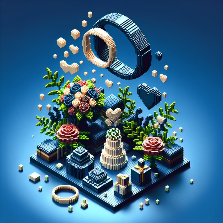 Voxel Art Marital Status Survey Insights