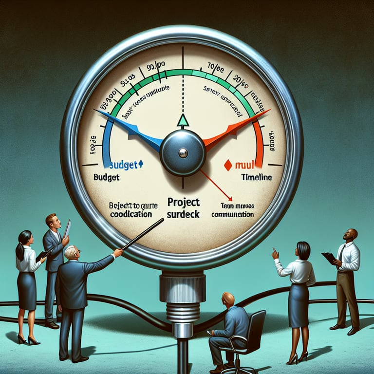 Illustration of relevant topics for Project Feedback survey questions