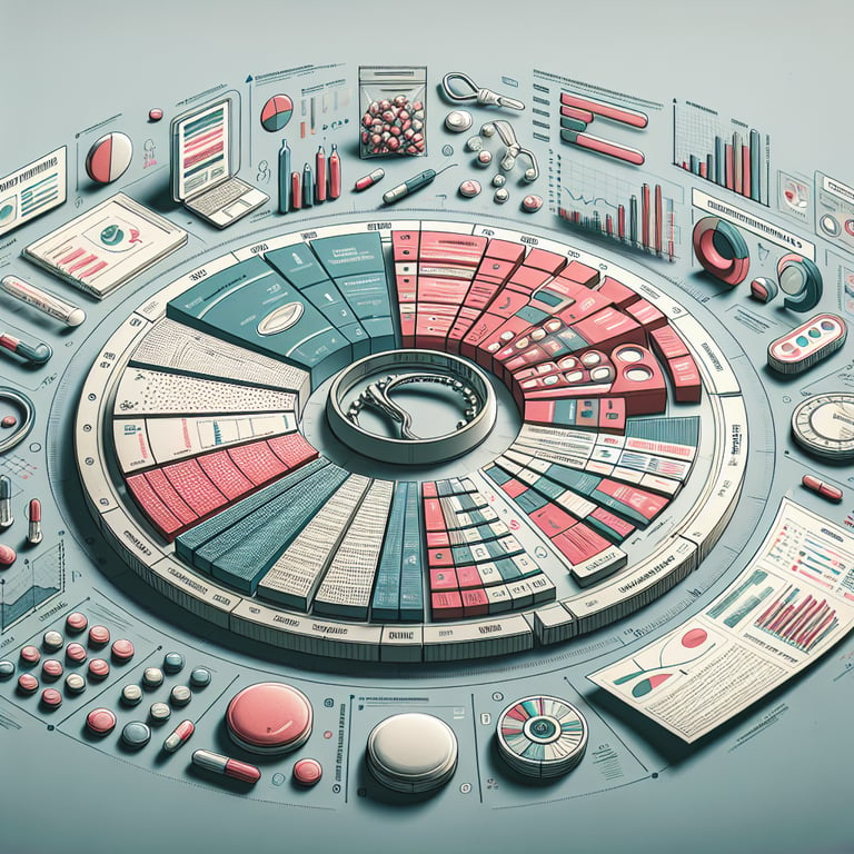 Infographic illustrating data from Birth Control survey questions on relevant topics.