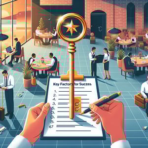 Illustration highlighting essential Restaurant Pre-Opening survey questions for successful business launch.