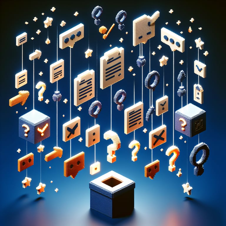 Artistic 3D voxel perseverance survey design