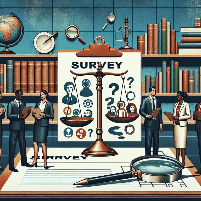 Illustration highlighting key topics in Racial Discrimination survey questions