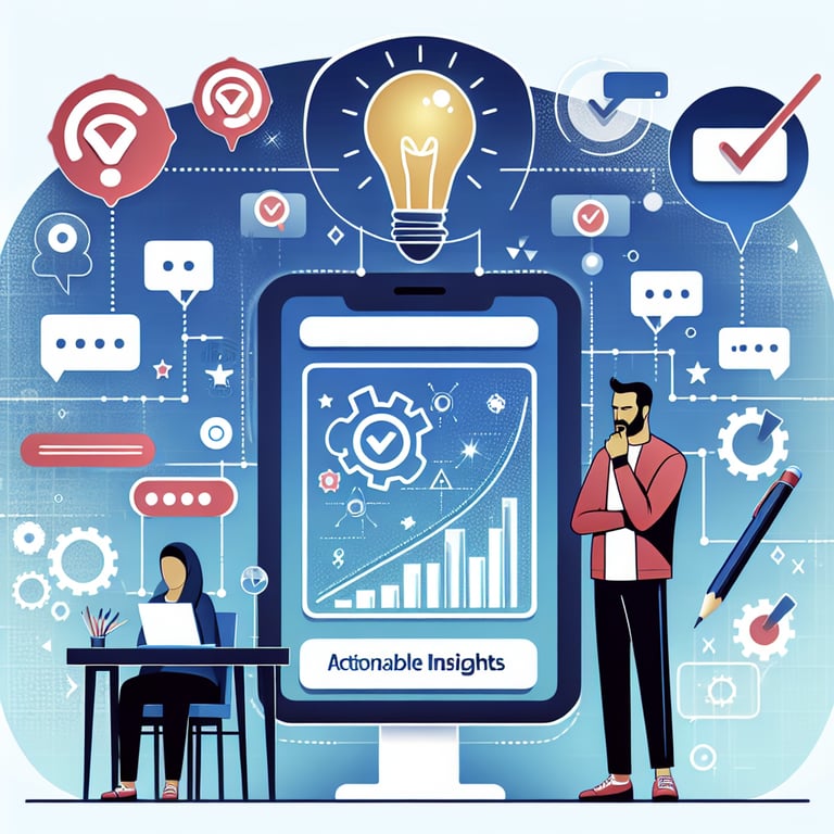 Illustration showcasing best practices for creating effective App Feedback Survey survey questions.