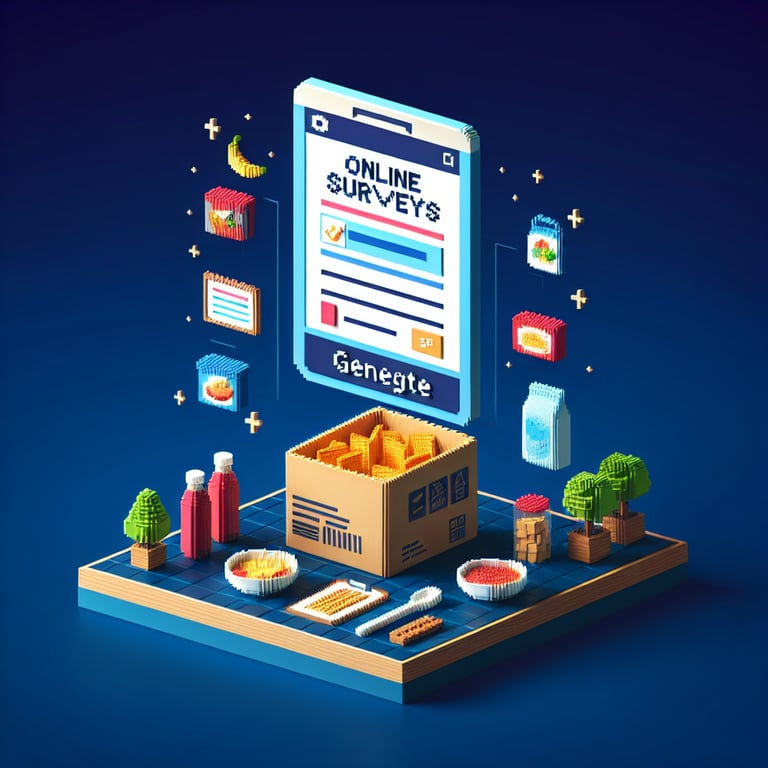 Artistic 3D voxel rendering of consumer feedback data for fresh snack prototypes