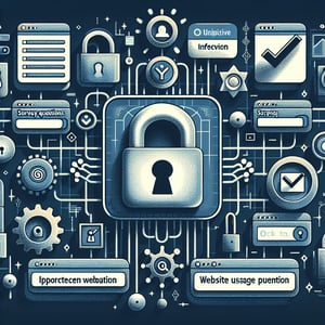 Illustration depicting the potential unlocked by Website Usage survey questions.