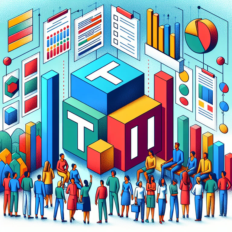 Illustration highlighting TTI survey questions relevant to survey research