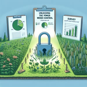 Weed Control survey questions illustration highlighting essential queries and expected outcomes.