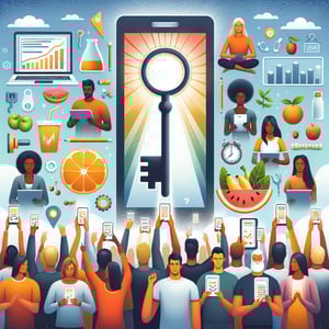 Illustration depicting the concept of utilizing Wellness Interest Survey survey questions effectively.