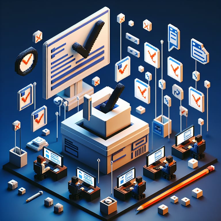 Artistic 3D voxel of immersive client insight grid