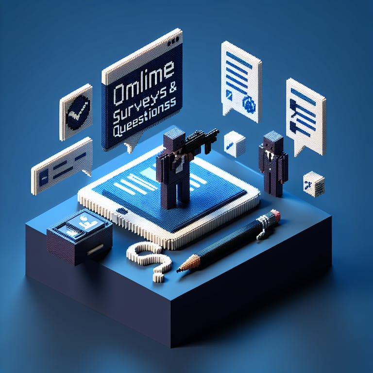 3D voxel art showing digital crime data collection and analysis workflow