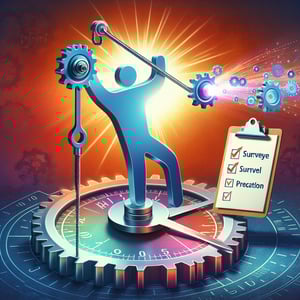 Illustration highlighting the power of effective Work Schedule survey questions.