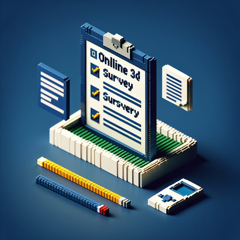 Artistic 3D voxel of a questioning skills assessment tool for middle school students