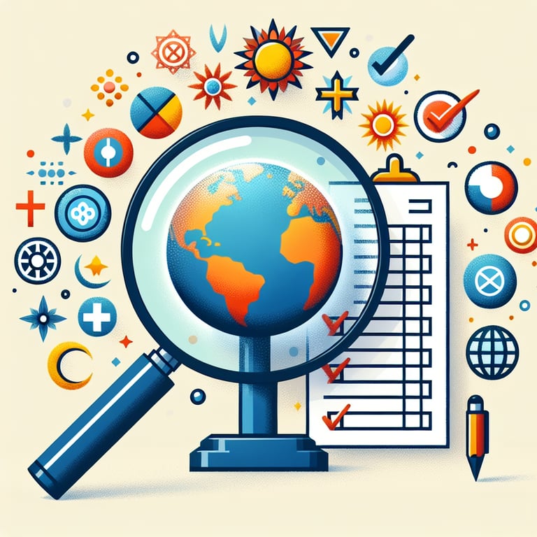 Graphical representation of exploring relevance in Worldview survey questions.