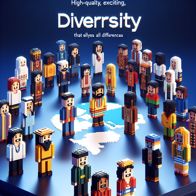 Illustration showcasing effective diversity survey questions exploring relevant topics.